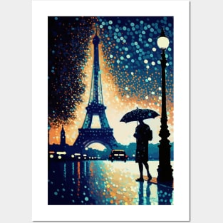 Paris | Pointillism Posters and Art